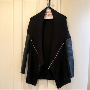 Black Maje Sweater Coat: Size 1